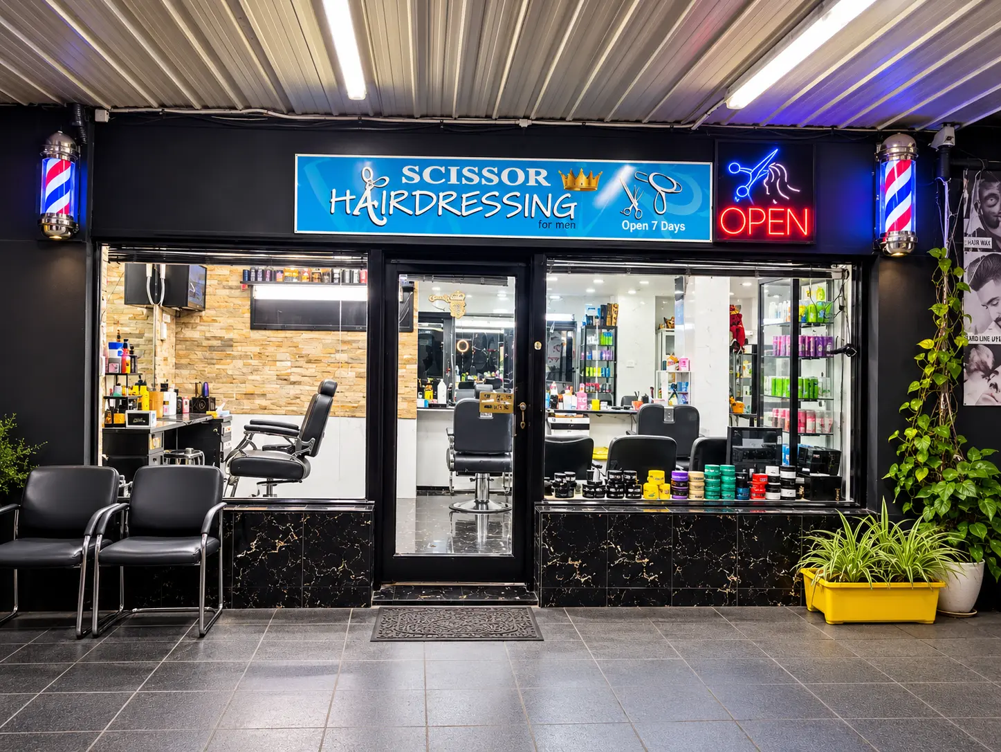 Inside Scissor King